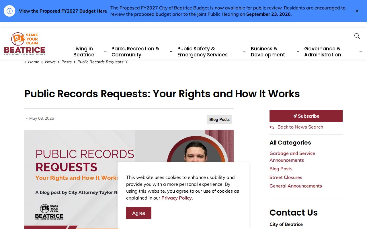 Wymore public records and agency context for warrant searches